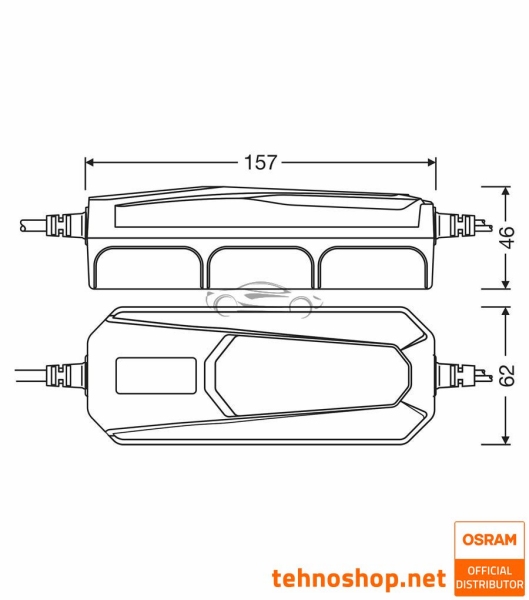 POLNILEC AKUMULATORJA OSRAM BATTERYcharge 405 ESSENTIAL OEBCS405ESN 6V/12V 5A