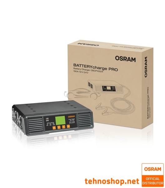 POLNILEC AKUMULATORJA OSRAM BATTERYcharge PRO 100A OSCP10024 12V/24V