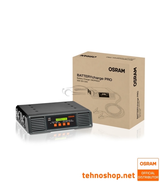 POLNILEC AKUMULATORJA OSRAM BATTERYcharge PRO 50A OSCP5024 12V/24V