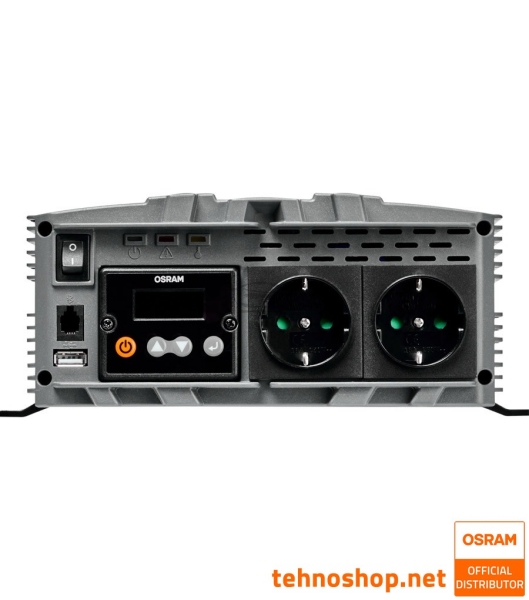 PRETVORNIK NAPETOSTI RAZSMERNIK OSRAM POWERinvert PRO 24V DC 2000W OEINVPB20