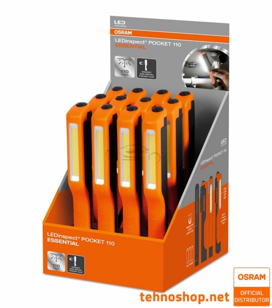 SET OF 12 OSRAM LEDinspect® POCKET 110 ESSENTIAL LED WORK LIGHTS LEDIL425ESN