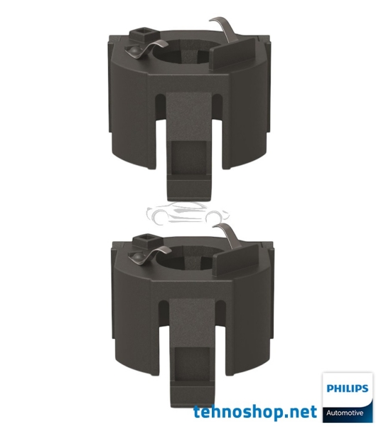 SET OF ADAPTERS FOR H1 LED BULBS TYPE2 FOR PHILIPS ULTINON PRO6000 11401X2