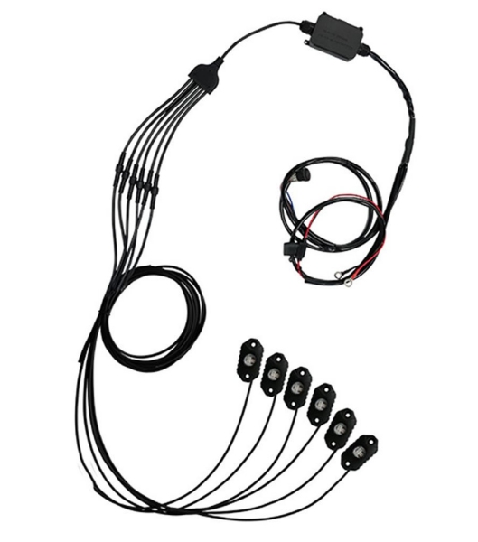 SET LED LUČK RGB ROCK LIGHT KIT OSRAM CREE 48W 12/24V