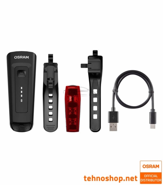 SET PREDNJE IN ZADNJE LED LUČI ZA KOLO OSRAM LEDsBIKE RACE 50 SET