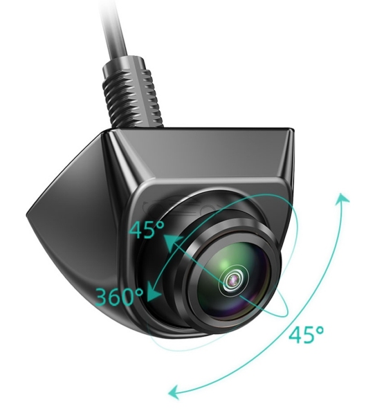 WIDE ANGLE CAMERA FULLHD 1080p AHD FOR PARKING NIGHT VISION WITH SCREW CNGUNI-WIDE-AHD 12V