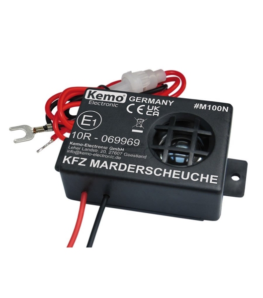 ULTRASONIC ANTI MARTEN DEVICE FOR MOTOR VEHICLES KEMO M100N 12V