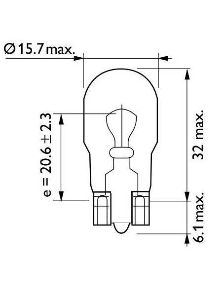 ŽARNICA EXCELITE W16W CLEAR 12V 16W W2.1X9.5d