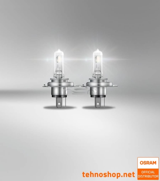 BULB OSRAM HALOGEN H4 64193NBS-2HB NIGHT BREAKER SILVER 60/55W P43t 2HB