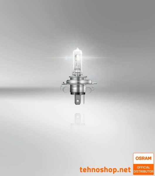 OSRAM HALOGEN BULB H4 64193NBS-1BL NIGHT BREAKER SILVER 60/55W P43t 1BL
