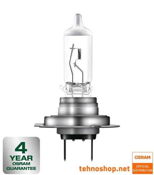 HALOGEN BULB OSRAM H7 ULTRALIFE 64210ULT-1BL 55W 12V PX26D 1BL