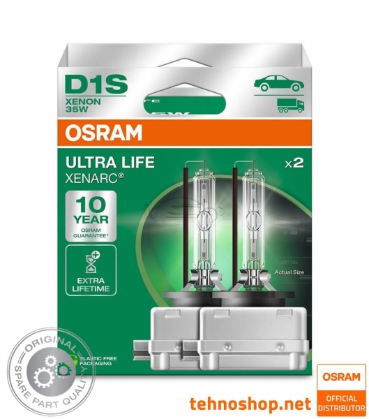 ŽARNICA OSRAM XENON D1S 66140ULT-2HB ULTRALIFE 35W PK32D-2 2HB