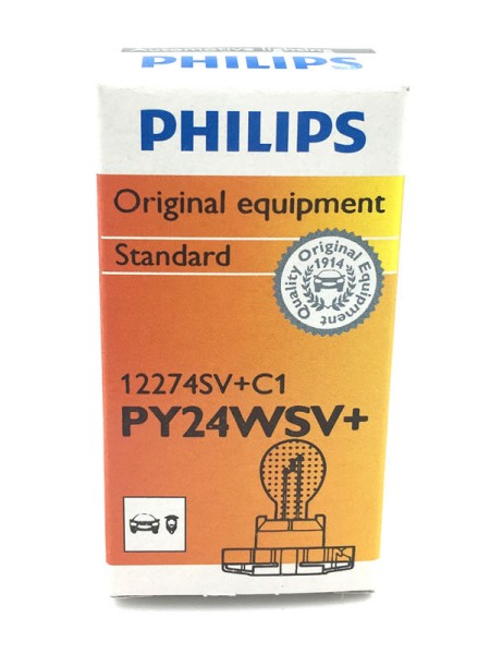ŽARNICA PHILIPS HALOGEN PY24WSV+ 12V SilverVision PGU20/4 C1