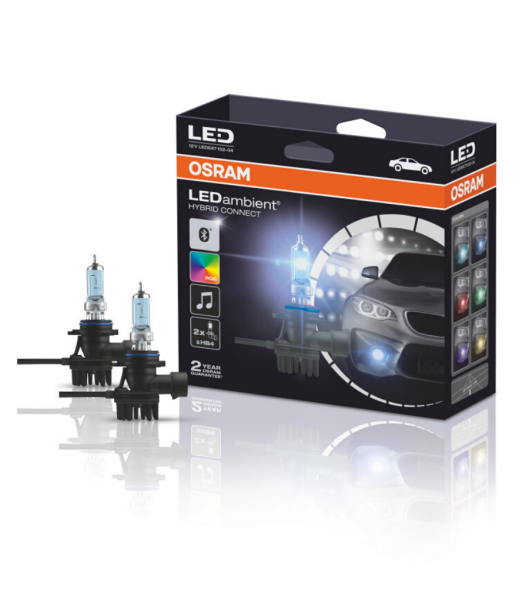 ŽARNICA OSRAM HB4 COOL BLUE INTENSE Z DODATNO LED OSVETLITVIJO LEDEXT102-04 LEDambient HYBRID CONNECT