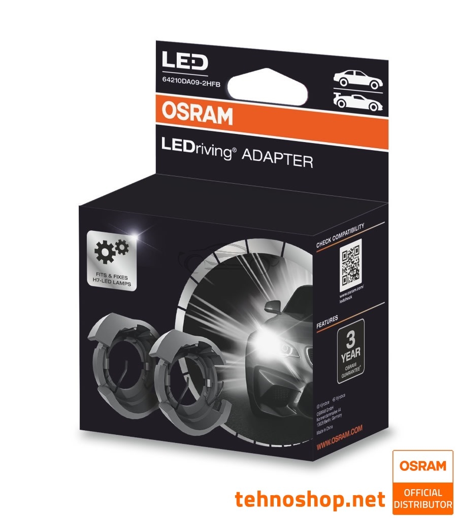 LED BULB ADAPTER H7 FOR OSRAM NIGHT BREAKER LED 64210DA09 FS2