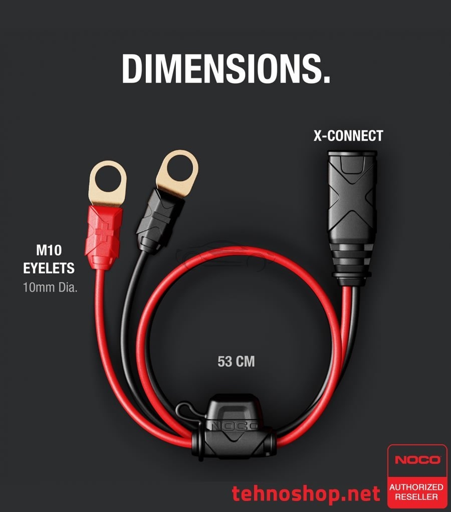 EYELET TERMINAL CHARGING ADAPTER NOCO® X-CONNECT GC008 (M10)