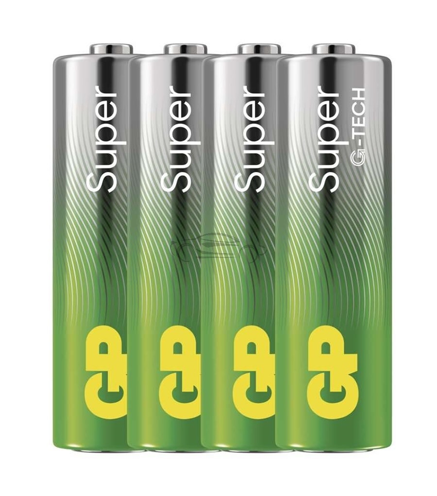 BATERIJSKI VLOŽEK GP, SUPER B01214, LR6, AA, 4 kos
