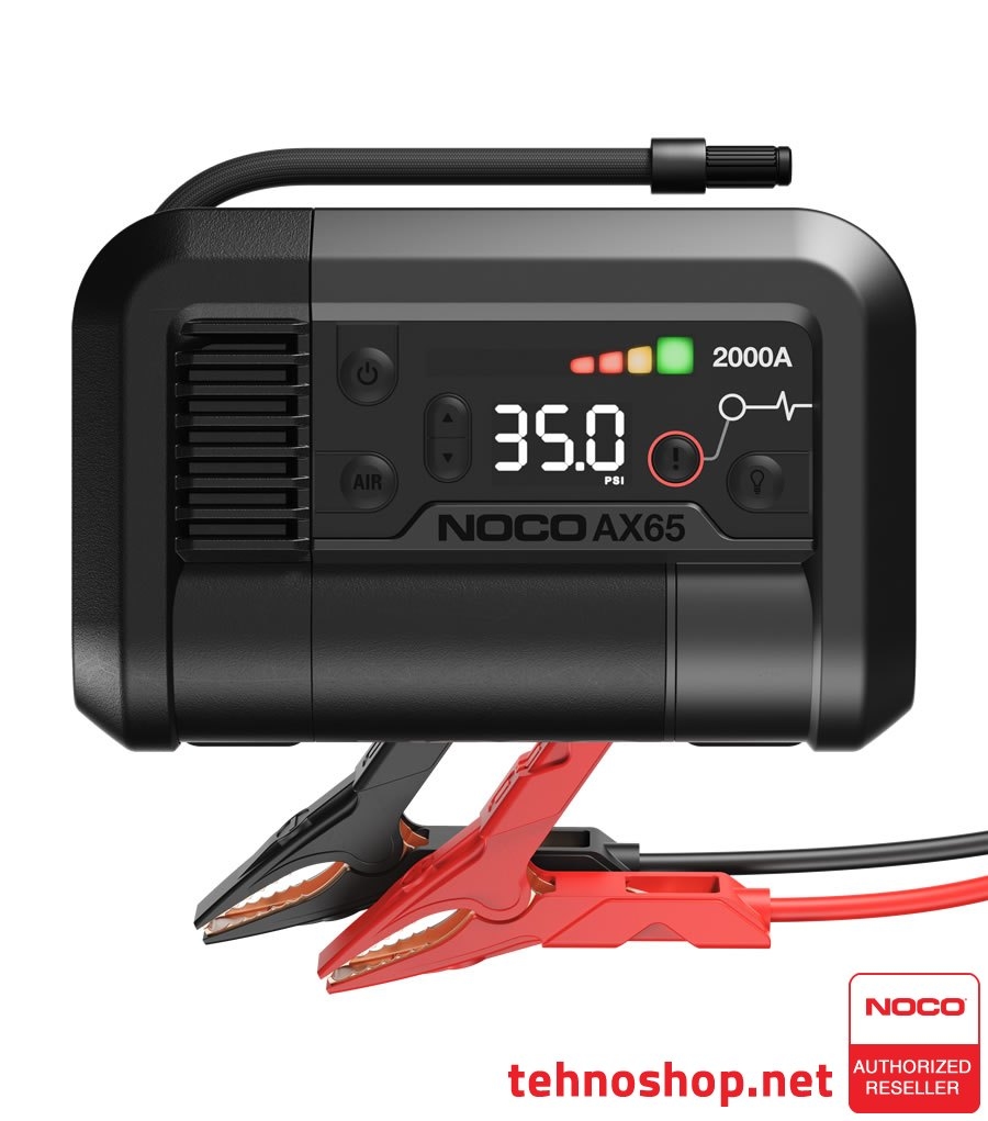 BOOSTER ZAGANJALEC MOTORJA IN ZRAČNI KOMPRESOR NOCO BOOST AIR AX65 12V 2000A