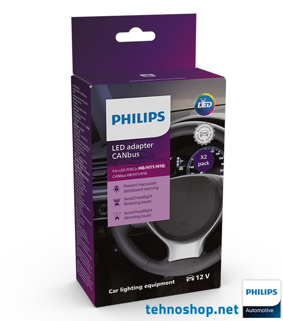 PHILIPS CANBUS DECODER H8/H11/H16 FOR LED BULBS 18954X2 12V X2