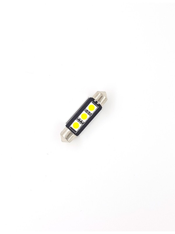 ŽARNICA LED FESTON C5W 3SMD BELA 5000K 42MM