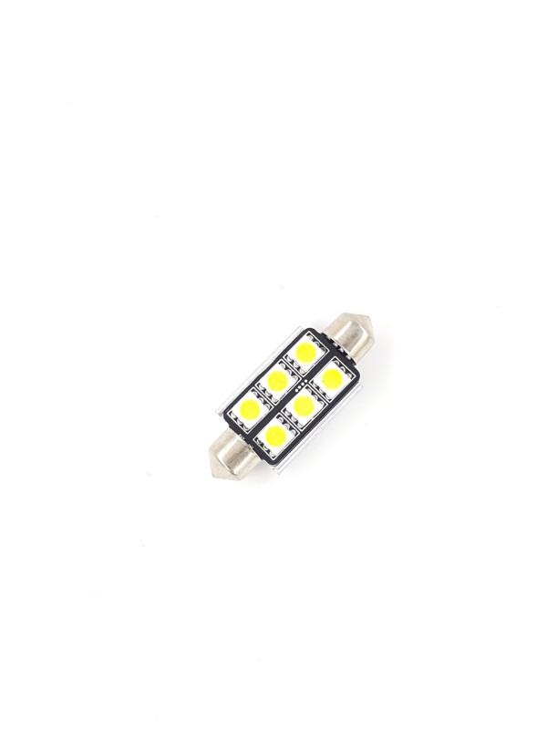 ŽARNICA LED FESTON C5W 6SMD BELA 5000K 42MM