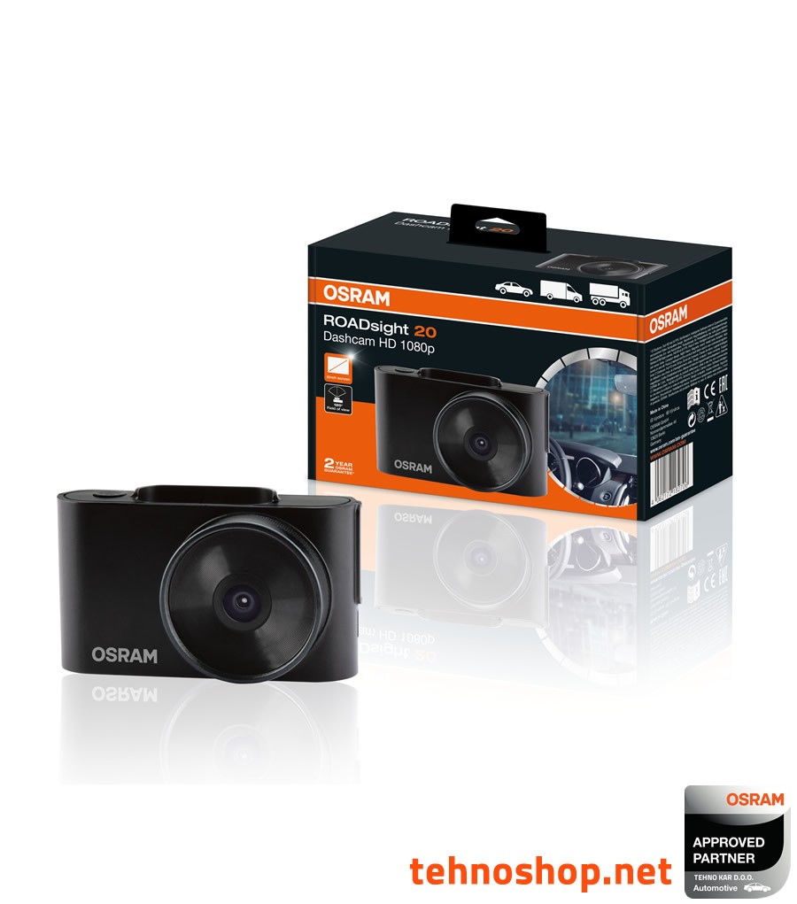 DASH AVTO KAMERA ZA SNEMANJE VOŽNJE OSRAM ROADSIGHT20