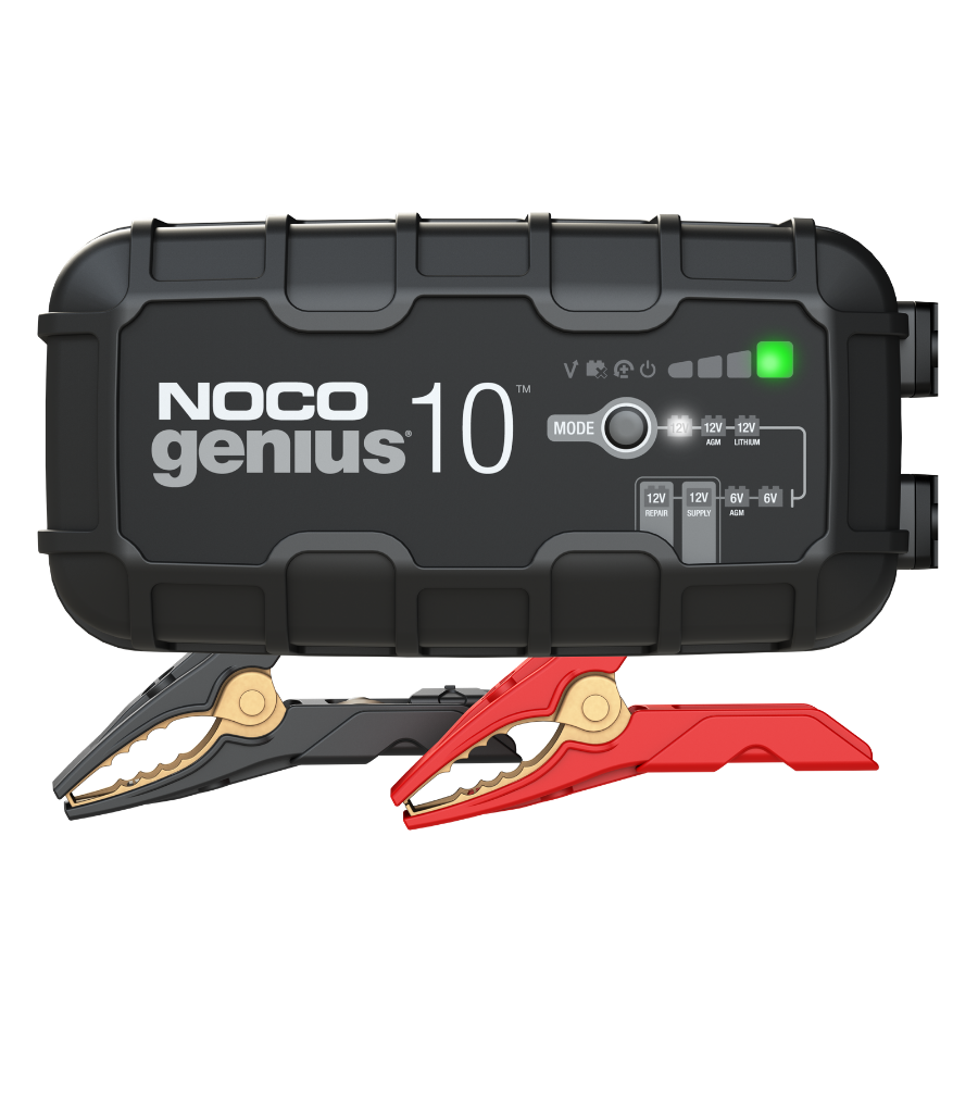 POLNILEC AKUMULATORJA NOCO® GENIUS10 6V/12V 10A. GENIUS polnilec, vzdrževalec in desulfator akumulatorjev.