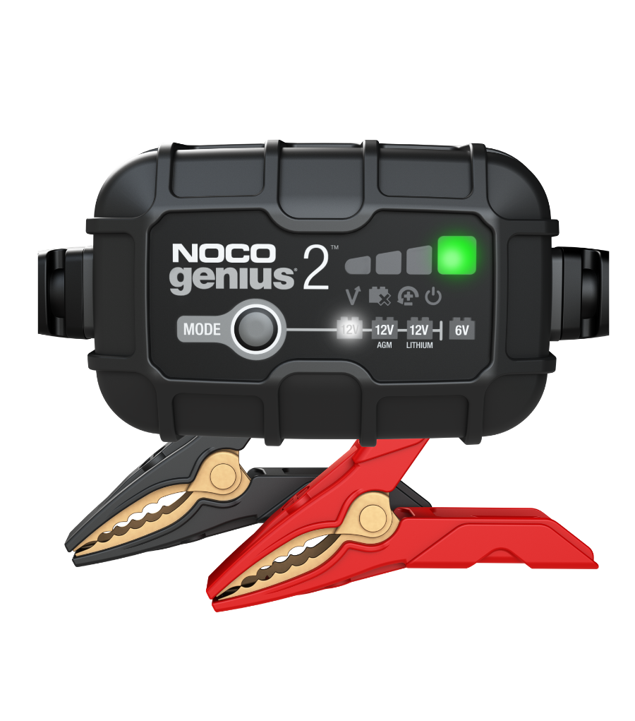 POLNILEC AKUMULATORJA NOCO® GENIUS2 6V/12V 2A. GENIUS polnilec, vzdrževalec in desulfator akumulatorjev.