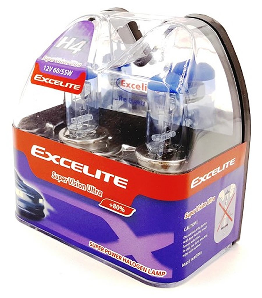 BULB EXCELITE H4 SVU(+80%) 12V 60/55W P43t