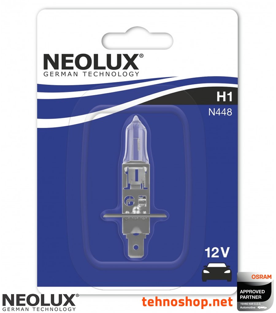 ŽARNICA NEOLUX HALOGEN H1 N448-01B 55W 12V P14.5S BLI1
