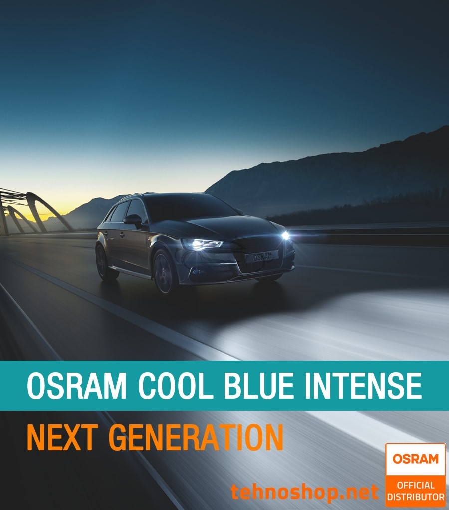 HALOGEN BULB OSRAM H1 64150CBN COOL BLUE INTENSE 55W 12V P14.5s FS1