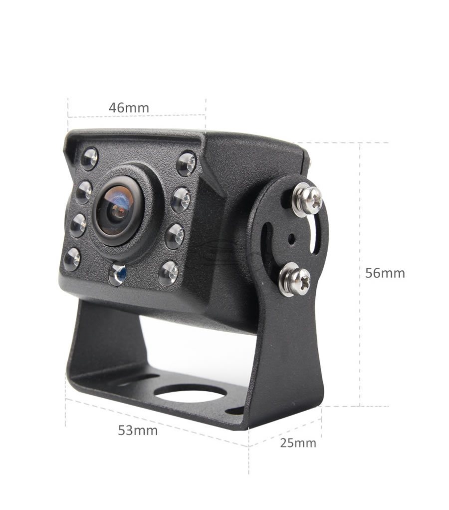 KAMERA SONY CCD Z IR LED OSVETLITVIJO IN NOSILCEM LC-008A 12V