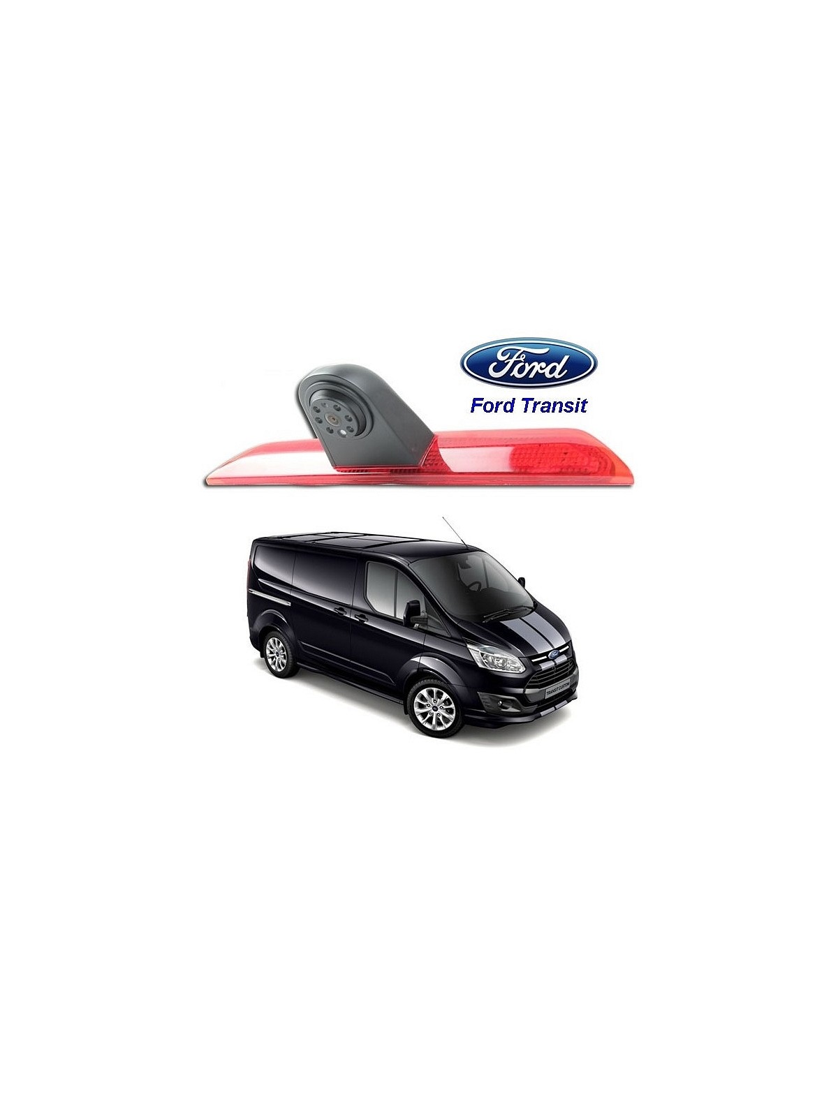 KAMERA CCD FORD TRANSIT (2014-) TSBCFORD-07 OEM TRETJA ZAVORNA LUČ