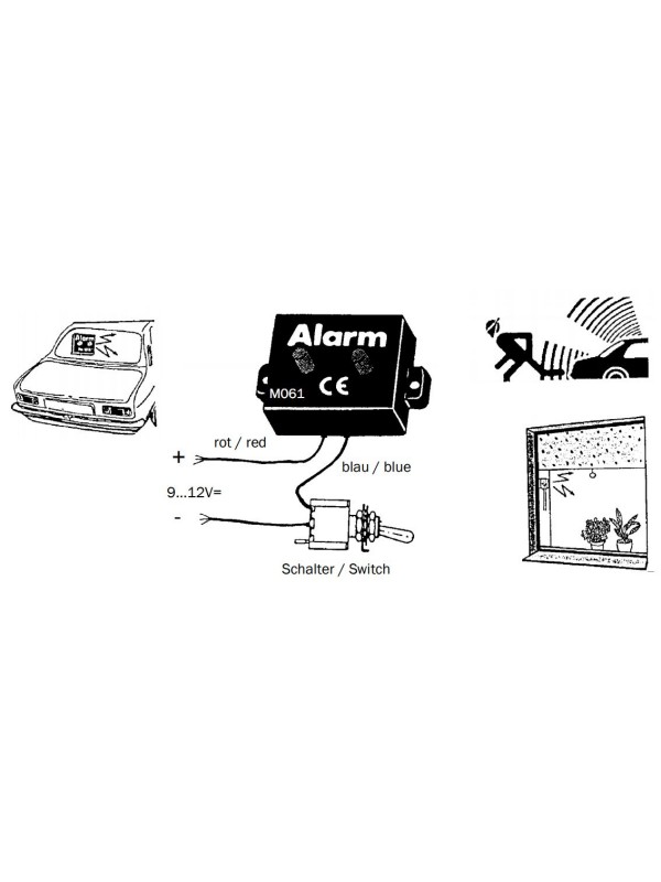 ALARM MODUL - OPOZORILNIK 12V KEMO M061