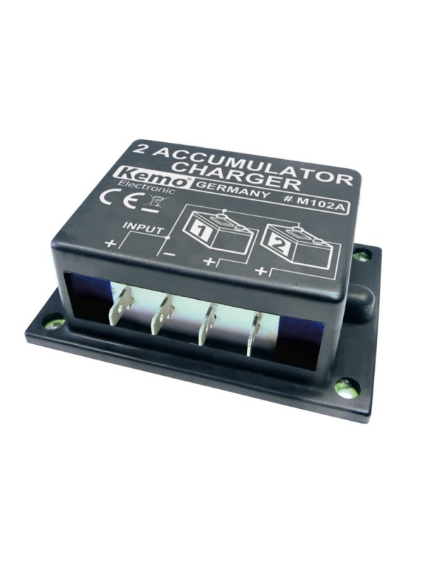POLNILNIK ZA DRUGI AKUMULATOR KEMO M102A  6 - 24 V/DC