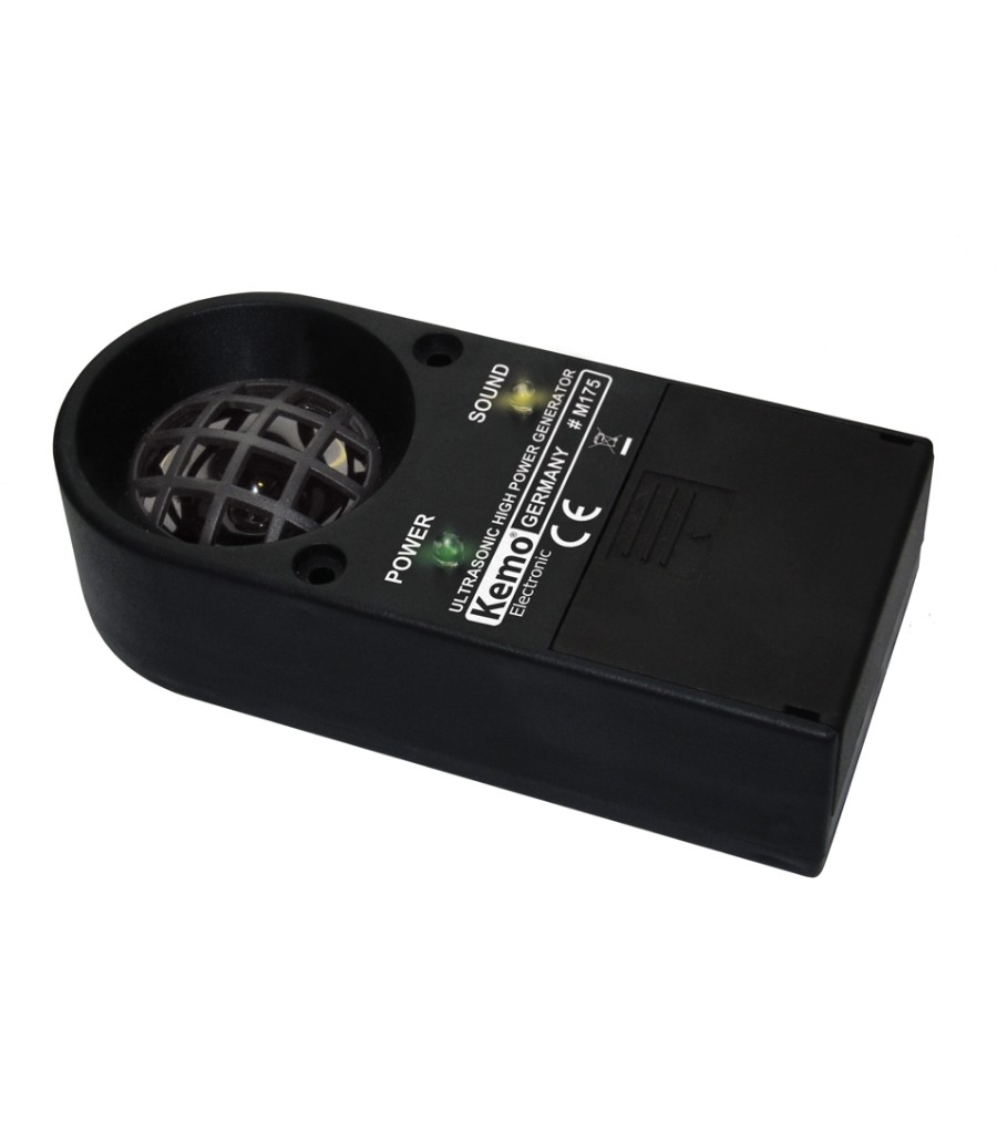 MULTIFREKVENČNI ULTRAZVOČNI ODGANJALEC ŽIVALI (VOLKOVI, DIVJAD, PTIČI, INSEKTI) KEMO M175