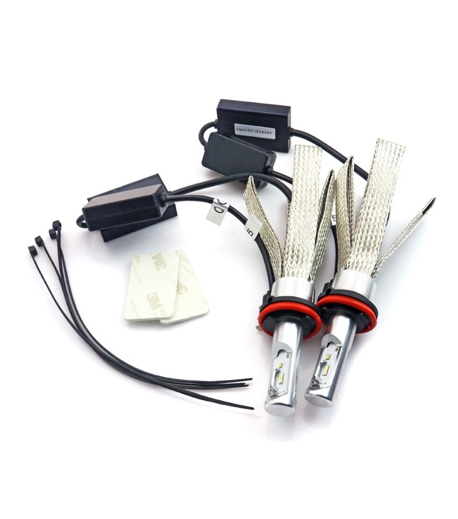 LED ŽARNICE H15 KIT KOMPLET 8C PHILIPS ZES 4000lm 6000K