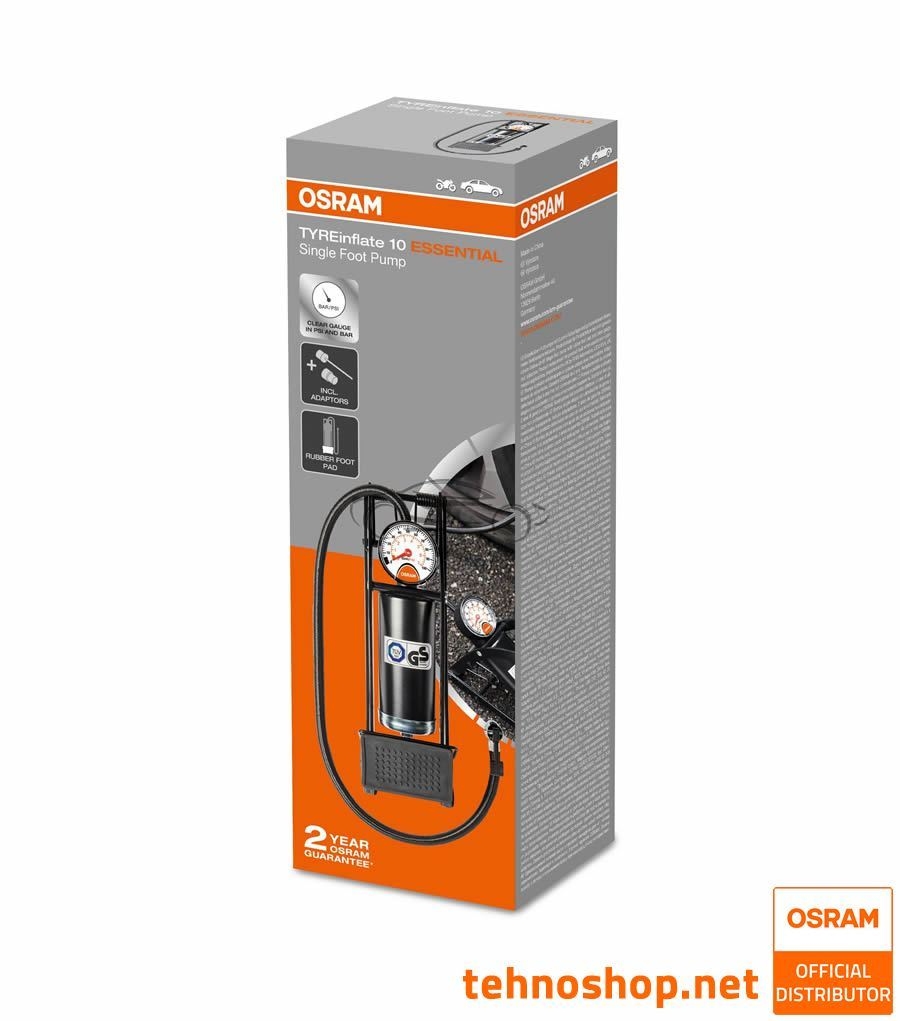 PRENOSNA NAPRAVA ZA TESTIRANJE / POLNJENJE PNEVMATIK OSRAM OFP10ESN