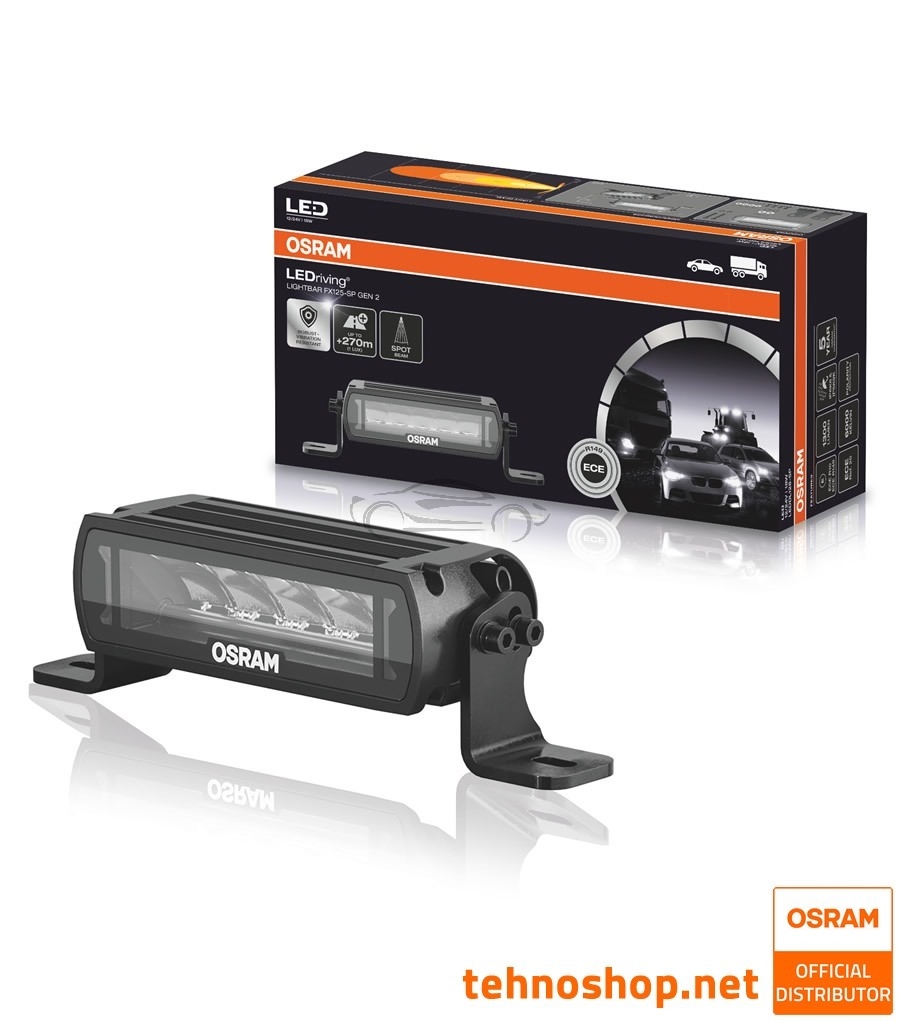 LED DELOVNA LUČ OSRAM LEDriving® LIGHTBAR 18W 12/24V FX125-SP GEN2 LEDDL128-SP