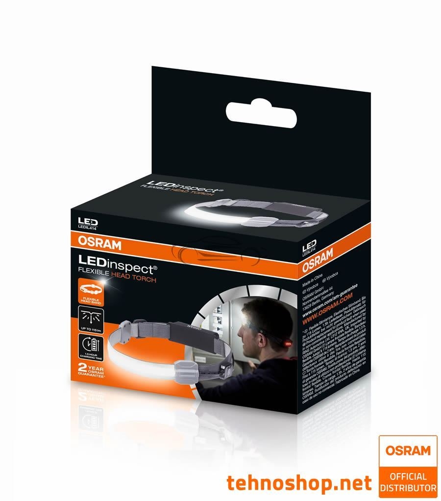 LED DELOVNA SVETILKA OSRAM LEDinspect FLEXIBLE HEAD TORCH LEDIL414