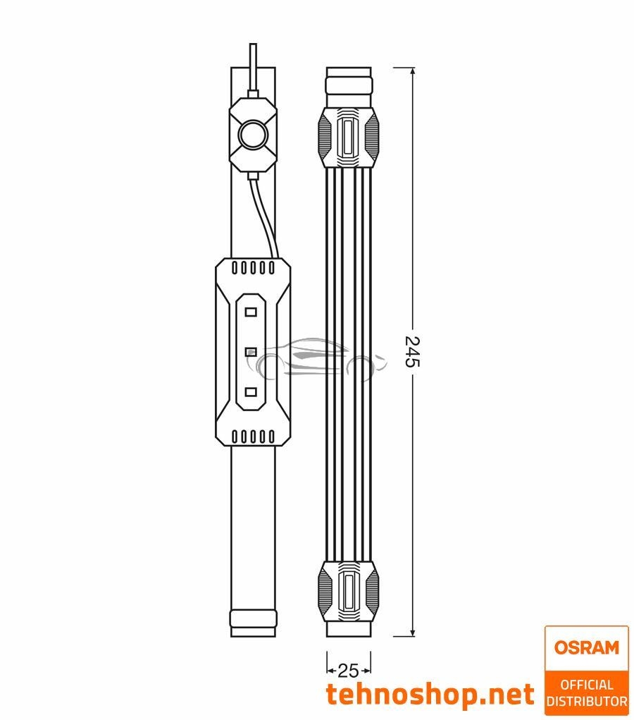 LED DELOVNA SVETILKA OSRAM LEDinspect FLEXIBLE HEAD TORCH LEDIL414