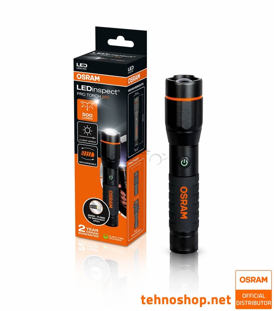 LED DELOVNA SVETILKA OSRAM LEDinspect PRO TORCH 500 LEDIL430