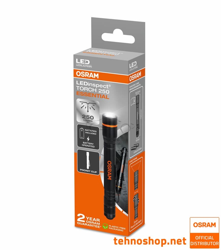 LED DELOVNA SVETILKA OSRAM LEDinspect TORCH 250 ESSENTIAL LEDIL427ESN