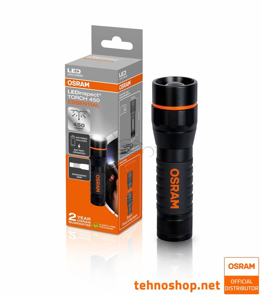 LED WORK LIGHT OSRAM LEDinspect® TORCH 450 ESSENTIAL LEDIL429ESN