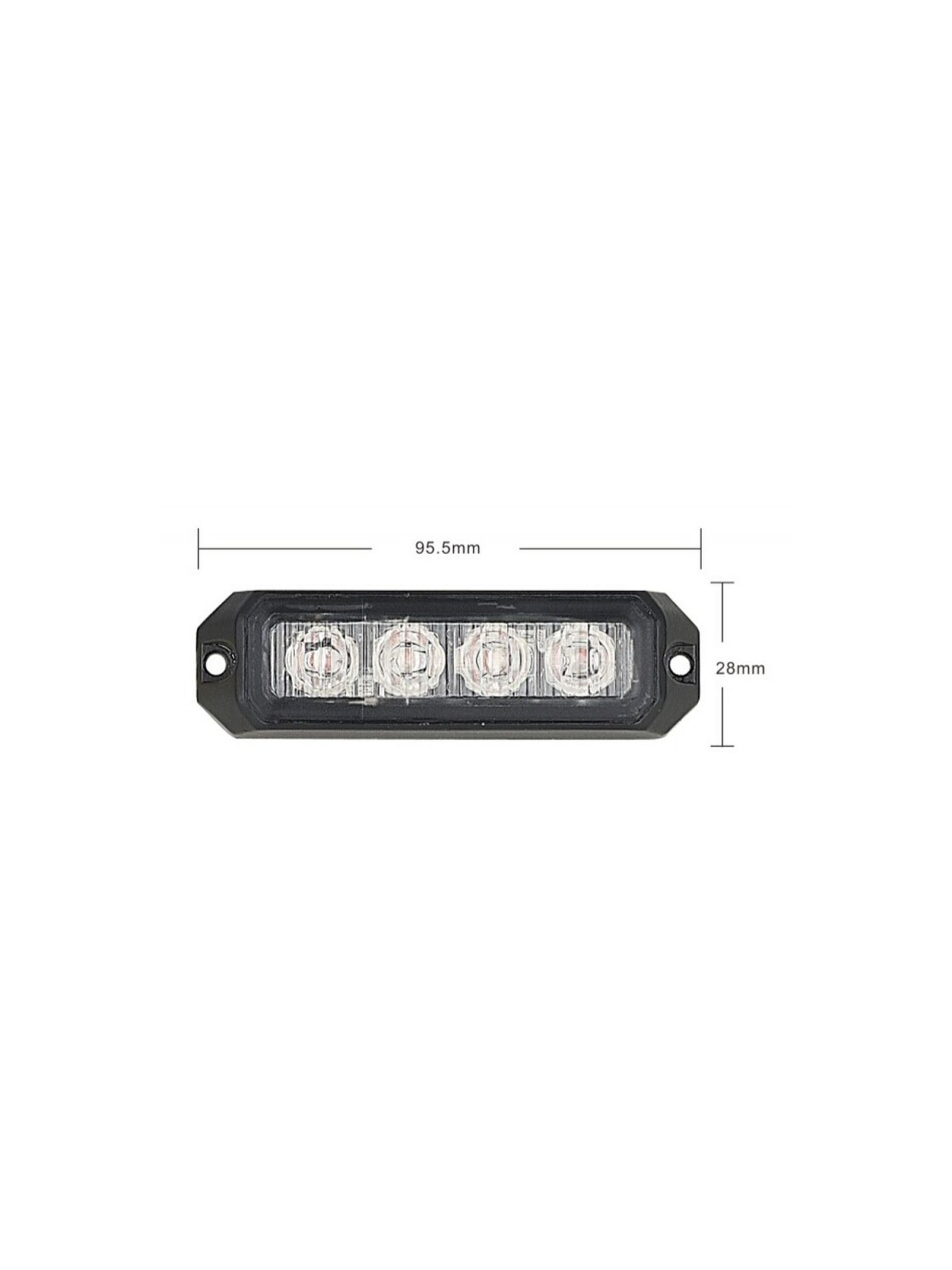 LUČ STROBOSKOPSKA LED 12W LW0025-AL 12/24V (R65, R10)