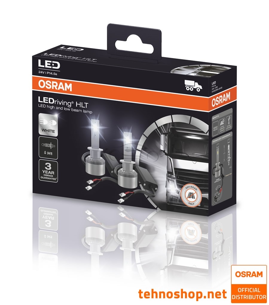 LED ŽARNICE H1 OSRAM LEDriving HLT 64155DWS 24V P14.5s FS2