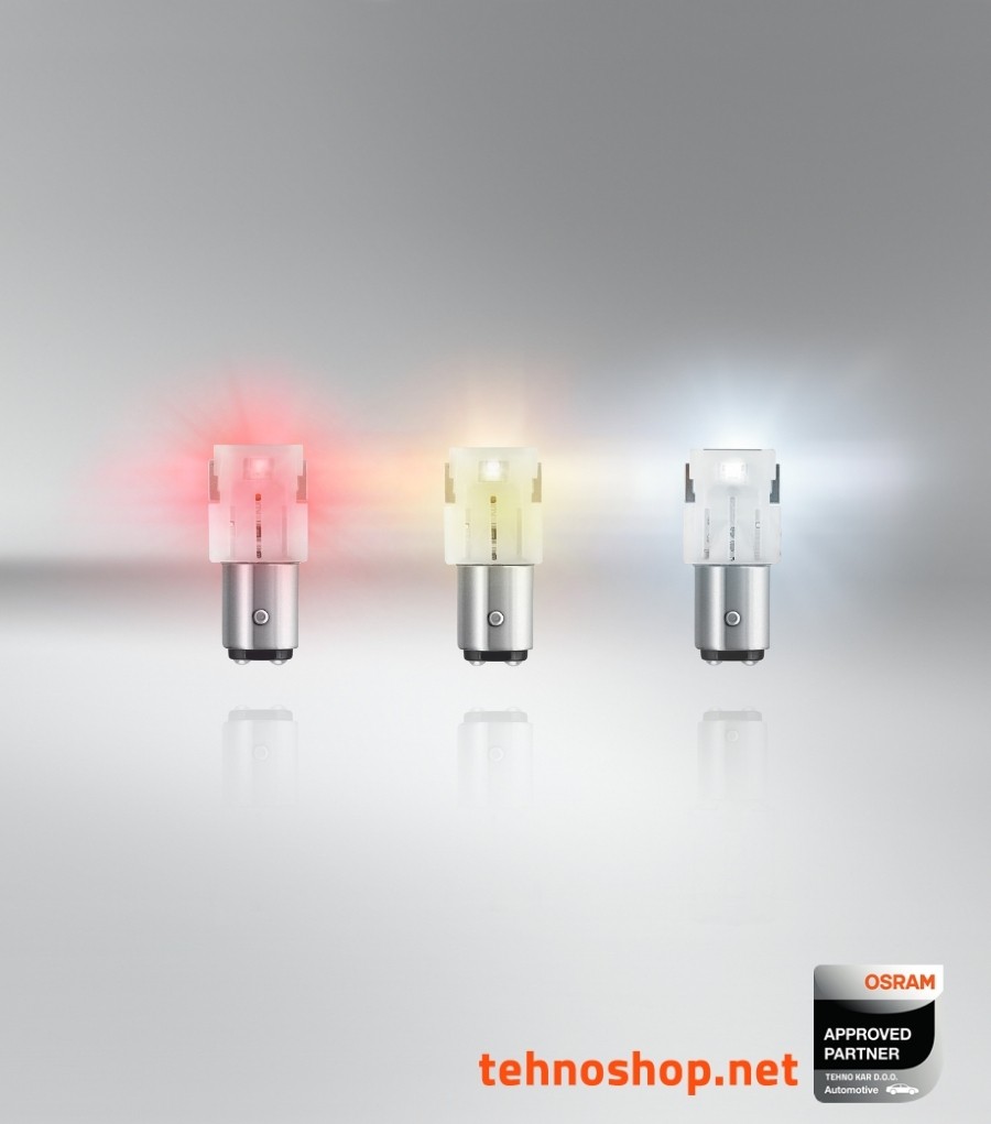 LED ŽARNICA OSRAM P21/5W LEDriving SL 12V 1,4W 7528DRP-2BL BAY15d 2BL