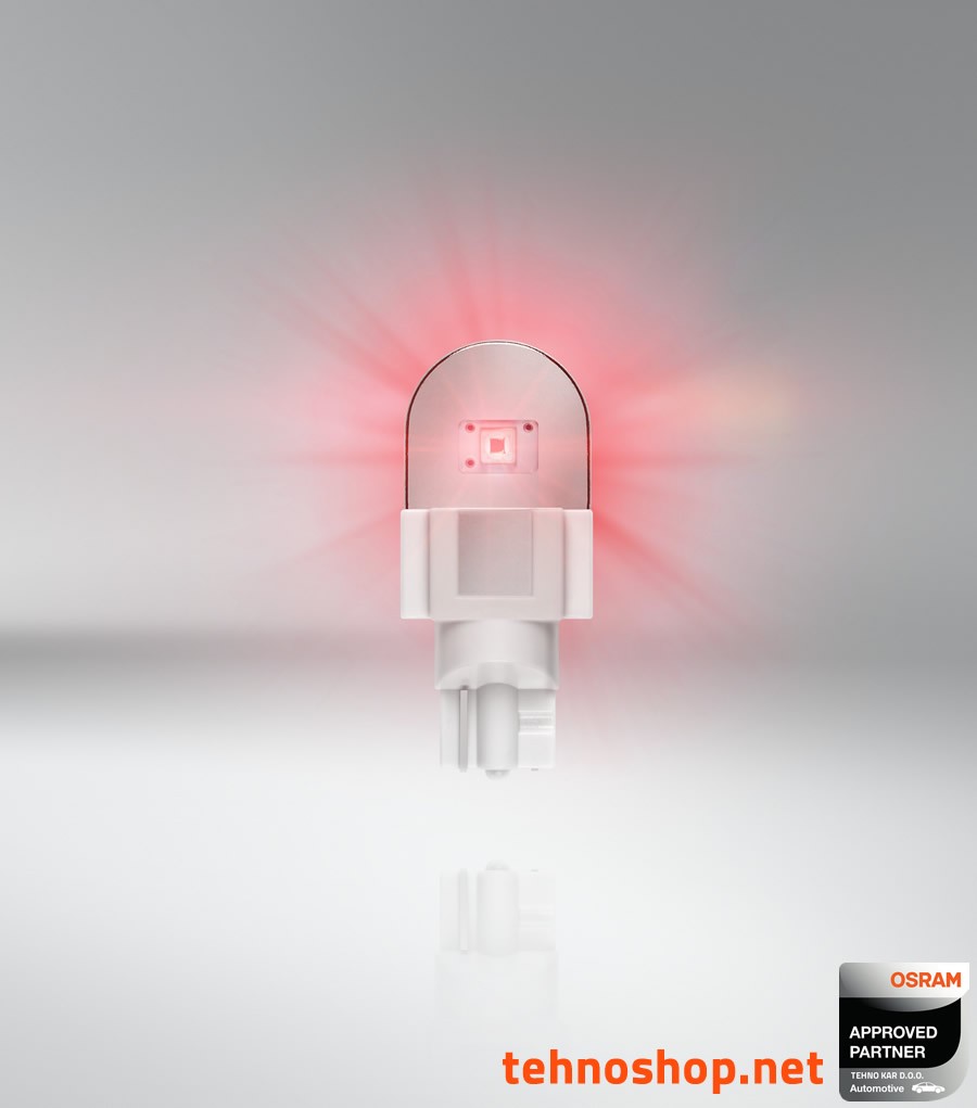 ŽARNICA OSRAM LED W16W rdeča LEDriving SL 12V 1,4W 921DRP-02B W2.1x9.5d BLI2