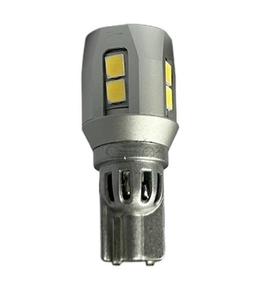 ŽARNICA LED W16W 2835 T15 12V 10LED 6500K W2.1x9.5d