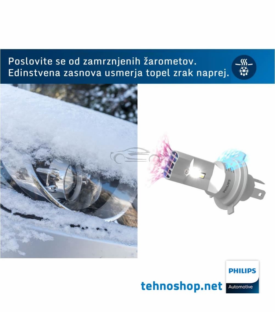LED ŽARNICE PHILIPS H4 ULTINON PRO6000 HL U60B2 BOOST gen2 11342U60B2X2 12V 18W P43t-38 X2