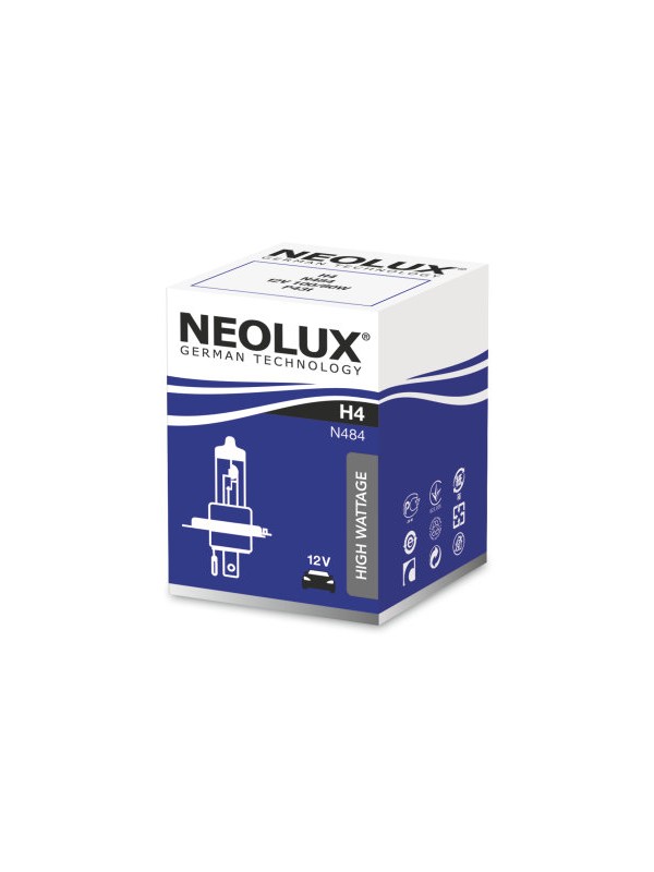 ŽARNICA NEOLUX HALOGEN H4 N484 100/80W 12V P43T FS1
